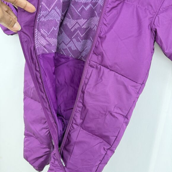 Columbia Snuggly Bunny Bunting Snowsuit 6-12 Months Purple Pre-Owned - Picture 7 of 16